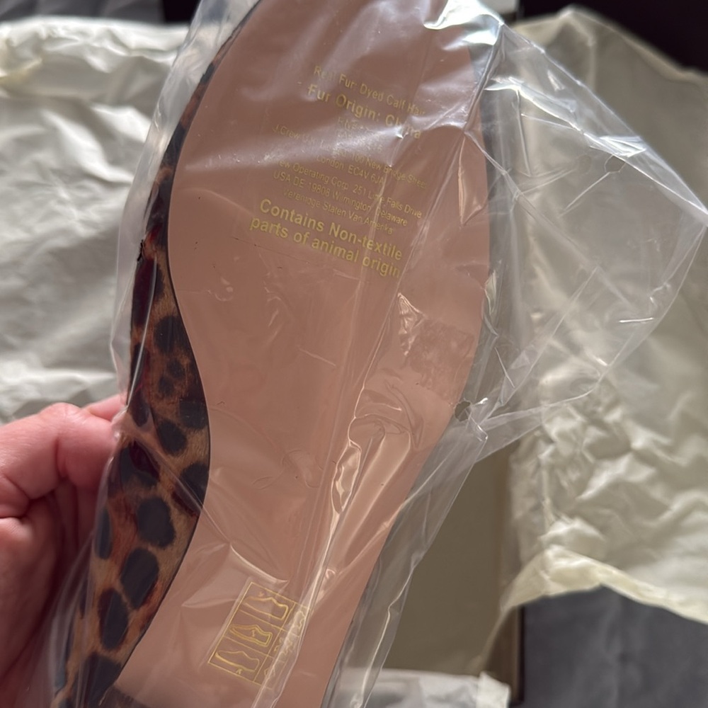 J Crew Haircalf Kiki Classic Ballet Flat NWT Size 8.5 - Picture 4 of 8